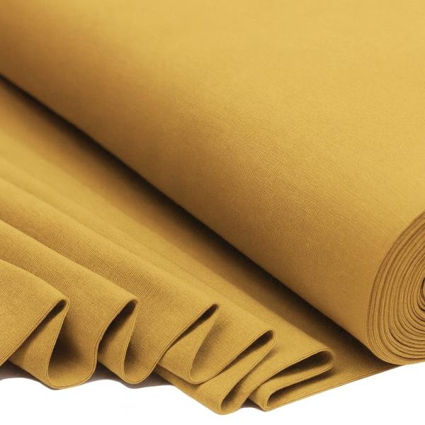 Bündchenstoff Senf