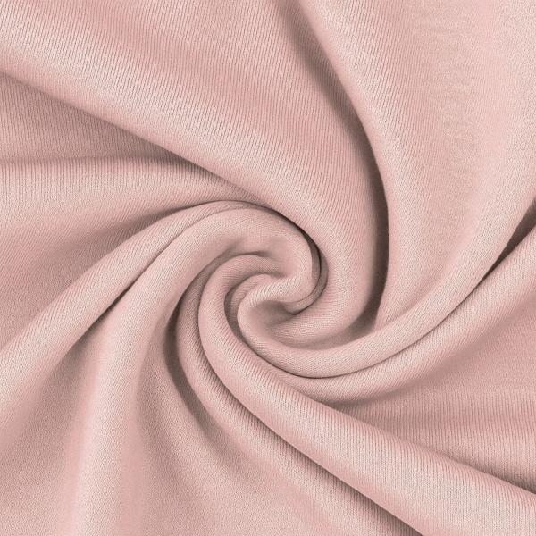 Bündchenstoff Nude Rosa