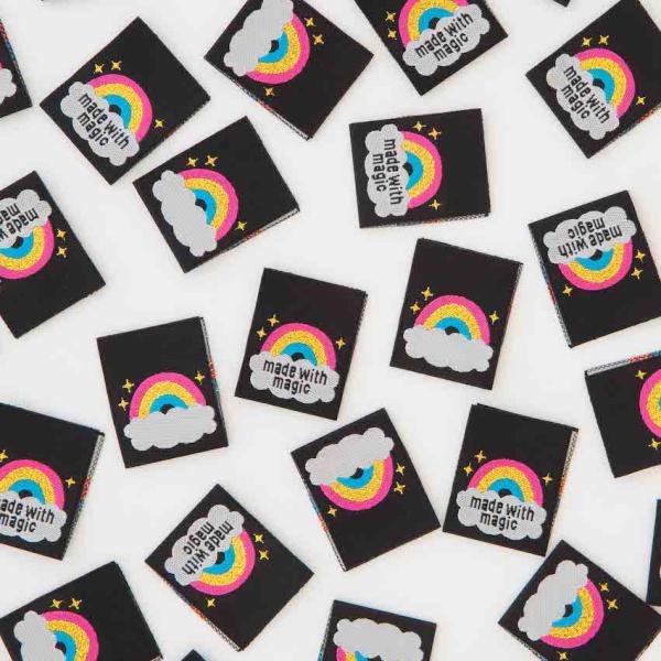 Bekleidungsetiketten Made with Magic