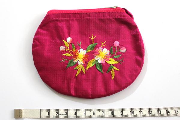 PINK FLOWERS Portemonnaie