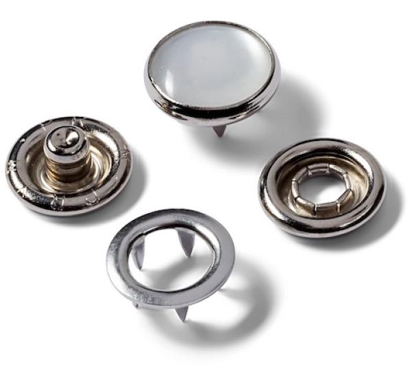 Prym Druckknöpfe "Jersey Perlmutt" - Ø 12 mm - 6 Stück