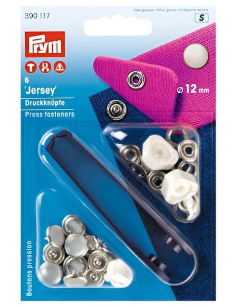Prym Druckknöpfe "Jersey Perlmutt" - Ø 12 mm - 6 Stück