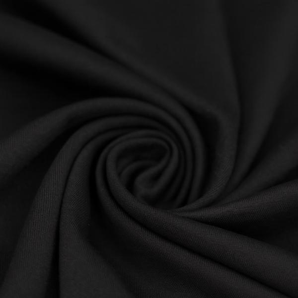 Punto di Milano Jersey Viskose  - Schwarz | Meterware