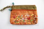 ORANGE SPARKLING FLOWERS Portemonnaie aus Vietnam