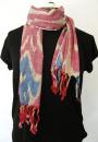 RED ORNAMENT Usbekischer Ikat Schal