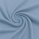 Rippjersey Baumwolle Hell Jeans | Meterware