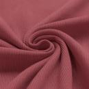 Rippjersey Baumwolle Himbeere | Meterware